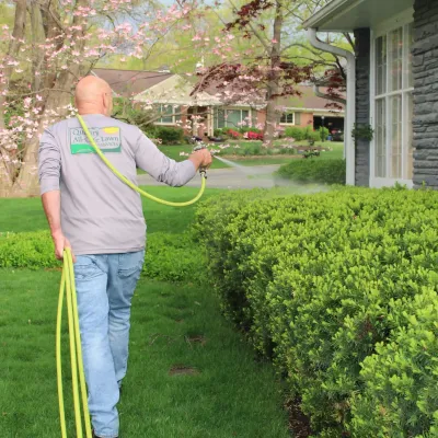 tech watering shrubs